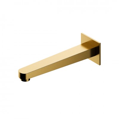 Omnires Contour wylewka wannowa 20,7 cm ścienna złoty szczotkowany WDCONTOURGLB