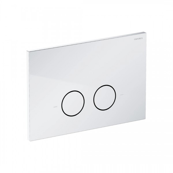 Omnires Steel-R45 przycisk spłukujący do WC chrom ST45PS1CR