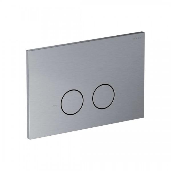 Omnires Steel-R45 przycisk spłukujący do WC nikiel szczotkowany ST45PS1NI
