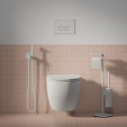 Omnires Flush Set Strongframe 3w1 stelaż podtynkowy do WC przycisk spłukujący biały mat STFWC1R45-RWM