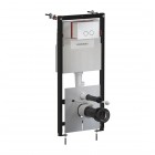 Omnires Flush Set Strongframe 3w1 stelaż podtynkowy do WC przycisk spłukujący chrom połysk STFWC1R45-RCR