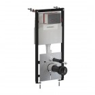 Omnires Flush Set Strongframe 3w1 stelaż podtynkowy do WC przycisk spłukujący antracyt szczotkowany STFWC1R45-RAT