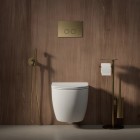 Omnires Flush Set Strongframe 3w1 stelaż podtynkowy do WC przycisk spłukujący mosiądz szczotkowany STFWC1R45-RBSB