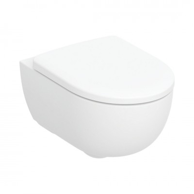 Geberit Selnova Premium miska WC wisząca TurboFlush z deską wolnoopadającą biała 503.197.00.1