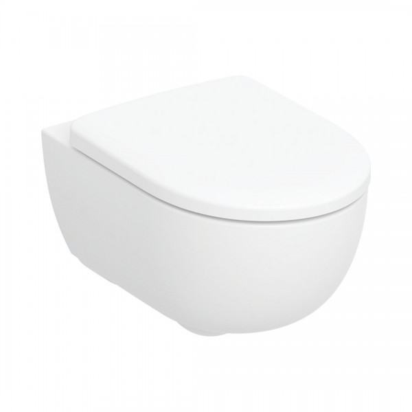 Geberit Selnova Premium miska WC wisząca TurboFlush z deską wolnoopadającą biała 503.197.00.1