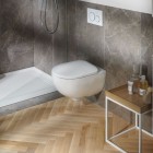 Geberit Selnova Premium miska WC wisząca TurboFlush z deską wolnoopadającą biała 503.197.00.1