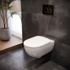 Geberit Selnova Premium miska WC wisząca TurboFlush z deską wolnoopadającą biała 503.197.00.1