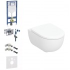 Geberit Duofix DuoFresh Selnova Premium zestaw WC podtynkowy 6w1 biały połysk 77671
