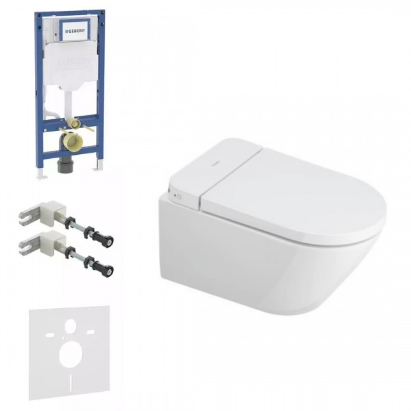 Geberit Duofix SensoWash D-Neo zestaw WC podtynkowy 5w1 toaleta myjąca wisząca biała 77675