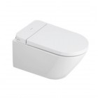 Geberit Duofix DuoFresh SensoWash D-Neo zestaw WC podtynkowy 6w1 toaleta myjąca wisząca spłukiwanie wirowe biała 77676