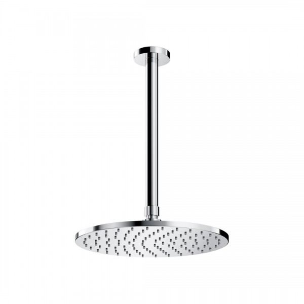 Omnires Slimline deszczownica okrągła 25 cm z ramieniem sufitowym chrom WSSET1CR