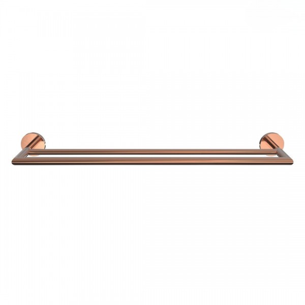 Oltens Gulfoss wieszak na ręcznik 60 cm podwójny miedź szczotkowana 80102610