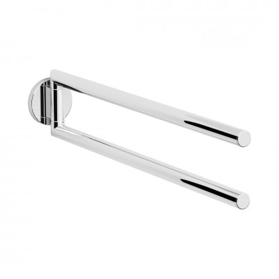 Oltens Gulfoss wieszak na ręcznik 40 cm dwuramienny ruchomy chrom 80105100