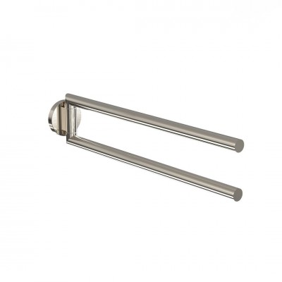 Oltens Gulfoss wieszak na ręcznik 40 cm dwuramienny ruchomy nikiel 80105910