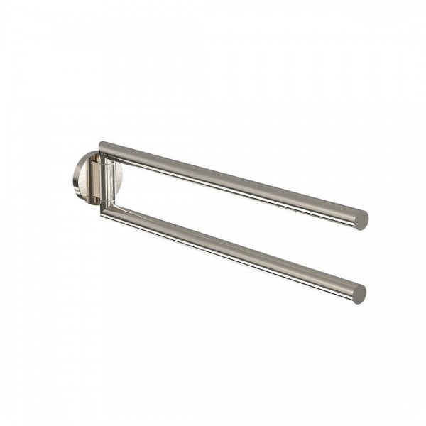 Oltens Gulfoss wieszak na ręcznik 40 cm dwuramienny ruchomy nikiel 80105910