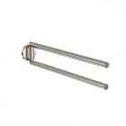 Oltens Gulfoss wieszak na ręcznik 40 cm dwuramienny ruchomy nikiel 80105910