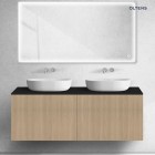 Oltens Lun blat naszafkowy 140 cm czarny mat 63032300