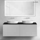 Oltens Lun blat naszafkowy 140 cm czarny mat 63032300