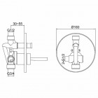 Kohlman Maxima kompletny zestaw prysznicowy podtynkowy QW210MR
