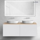 Oltens Lun szafka 140 cm podumywalkowa wisząca biały mat 60040000