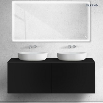Oltens Lun szafka 140 cm podumywalkowa wisząca czarny mat 60040300