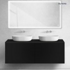 Oltens Lun szafka 140 cm podumywalkowa wisząca czarny mat 60040300