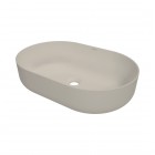 Deante Round umywalka 58x38 cm nablatowa owalna beżowa CGR_5U6S