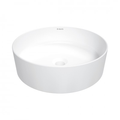 Deante Round umywalka okrągła 40 cm nablatowa biała CGR_6U4S