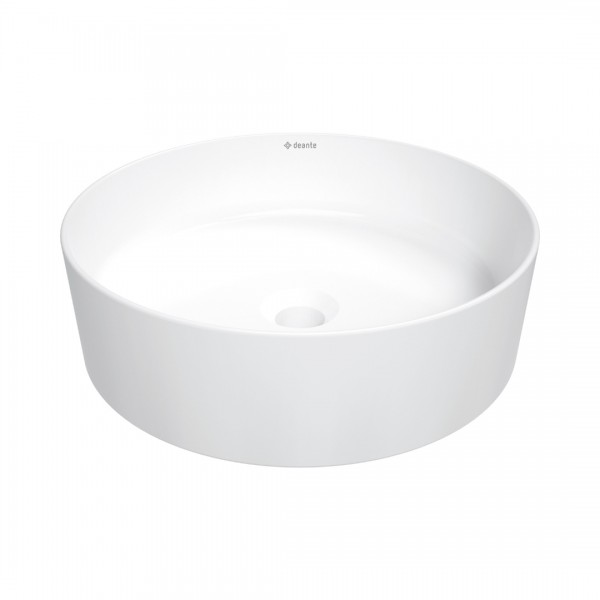 Deante Round umywalka okrągła 40 cm nablatowa biała CGR_6U4S