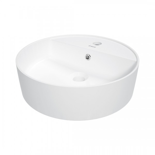 Deante Round umywalka okrągła 42 cm nablatowa biała CGR_6U4B