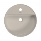 Deante Round umywalka okrągła 42 cm nablatowa beżowa CGR_5U4B