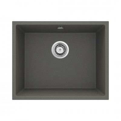 Deante Corda zlewozmywak granitowy 54x44 cm antracyt metalik ZQA T10C