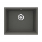 Deante Corda zlewozmywak granitowy 54x44 cm antracyt metalik ZQA T10C