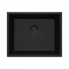 Deante Corda zlewozmywak granitowy 54x44 cm czarny mat ZQA N10C