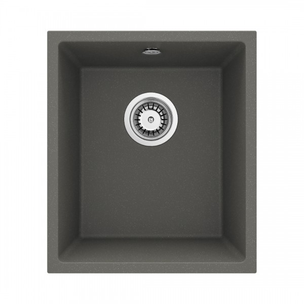 Deante Corda zlewozmywak granitowy 38x46 cm antracyt metalik ZQA T10B