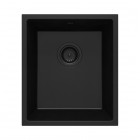 Deante Corda zlewozmywak granitowy 38x46 cm czarny mat ZQA N10B