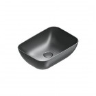 Catalano Elice umywalka nablatowa 50x36 cm owalna czarny mat 0422510022