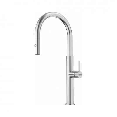Franke Pescara J pull-out spray bateria kuchenna stojąca stal szlachetna 115.0741.694