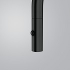 Franke Pescara J pull-out spray bateria kuchenna stojąca z wyciąganą wylewką czarna stal szlachetna 115.0741.695