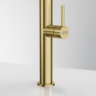Franke Pescara J pull-out spray bateria kuchenna stojąca z wyciąganą wylewką złota 115.0741.697