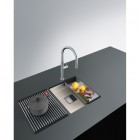 Franke KNG PRO 110-37 zlewozmywak 41x46 cm Fragranit+ orzechowy 125.0749.646