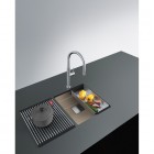 Franke KNG PRO 110-37 zlewozmywak 41x46 cm Fragranit+ cappuccino 125.0749.647