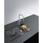 Franke KNG PRO 110-37 zlewozmywak 41x46 cm Fragranit+ kamienny szary 125.0749.648