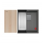 Franke KNG PRO 110-37 zlewozmywak 41x46 cm Fragranit+ kamienny szary 125.0749.648