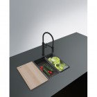 Franke KNG PRO 110-37 zlewozmywak 41x46 cm Fragranit+ czarny mat 125.0749.652