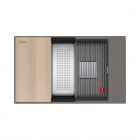 Franke Kanon KNG PRO 110-62 zlewozmywak 76x46 cm Fragranit+ kamienny szary 125.0749.668