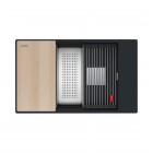 Franke Kanon KNG PRO 110-62 zlewozmywak 76x46 cm Fragranit+ czarny mat 125.0749.671
