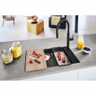 Franke Kanon KNG PRO 110-62 zlewozmywak 76x46 cm Fragranit+ czarny mat 125.0749.672