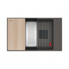 Franke Kanon KNG PRO 110-62 zlewozmywak 76x46 cm Fragranit+ łupkowy szary 125.0749.673