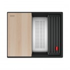 Franke Kanon KNG PRO 110-52 zlewozmywak 56x46 cm Fragranit+ z baterią Active Twist czarny mat 125.0749.686